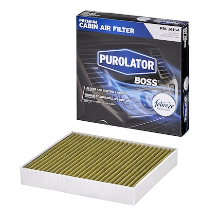 Purolator PBC36154 PurolatorBOSS Premium Cabin Air Filter W Febreze